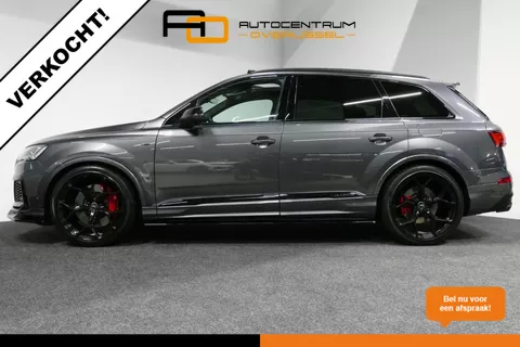 Audi Q7 60 TFSI e quattro Competition / SQ7 Diffuser / Maxton Design Bodykit V.2 / HD Laser Matrix LED / Panoramadak / Luchtvering / Elektr. verstelbare voorstoelen + memory / Rondomzichtcamera / Bang &amp; Olufsen 3D Sound / Dodehoek detectie / Apple Carplay - Android Auto / HUD / 22'' LMV / Stoelverwarming / Ambienteverlichting / Black Optic / Keyless