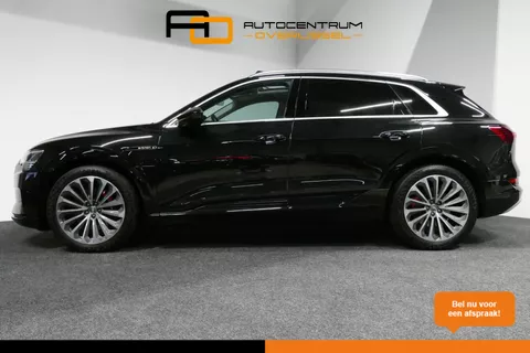 Audi e-tron 55 quattro Business Edition Plus 95 kWh / SOH 89% / Panoramadak / Elektr. verstelbare voorstoelen (links memory) / Luchtvering / Apple Carplay - Android Auto / Ambienteverlichting / Matrix LED koplampen / Stoelverwarming / Achteruitrijcamera / Adaptive Cruise Control / Audi Sound System /