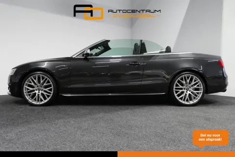 Audi S5 Cabriolet 3.0 TFSI quattro Pro Line / S Sportstoelen / Carbon interieur / Elektr. verstelbare voorstoelen (links met memory) / Bi-xenon verlichting / Magnetic Ride / Bang &amp; Olufsen Sound System / Stoelverwarming / Luxe lederen bekleding / Navigatie / Climatronic / Cruise Control / PDC