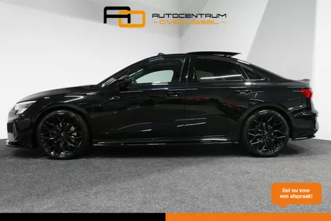 Audi A3 Limousine 35 TDI S Line / S-Line ex- &amp; interieur / Maxton Design Bodykit / Panoramadak / S Sportstoelen / Bang &amp; Olufsen Sound / Matrix LED / Ambienteverlichting / Stoelverwarming / Apple Carplay - Android Auto / 19'' LMV Vossen look / Black Optic pakket / Achteruitrijcamera / Navigatie / Cruise Control