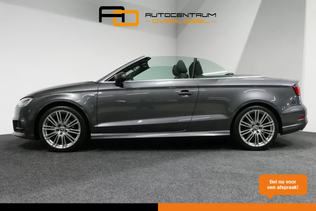 Audi A3 Cabriolet 1.5 TFSI Sport S Line / S Line ex- &amp; interieur / Stoelverwarming / Apple Carplay - Andriod Auto / Cruise Control / Virtual Cockpit / Dynamische achterlichten / Navigatie / Keyless / PDC / 18'' LMV / Audi Drive Select / Licht- &amp; regensensor
